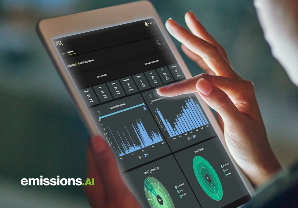 emissions.AI image on tablet